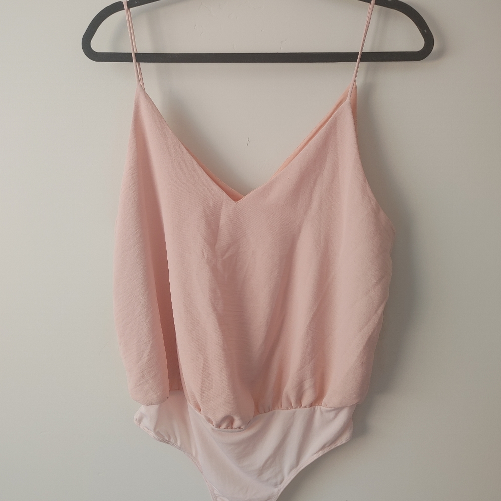 Ballet Pink Tank bodysuit